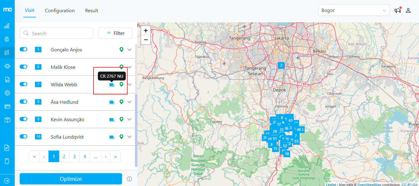 Dynamic routing icon
