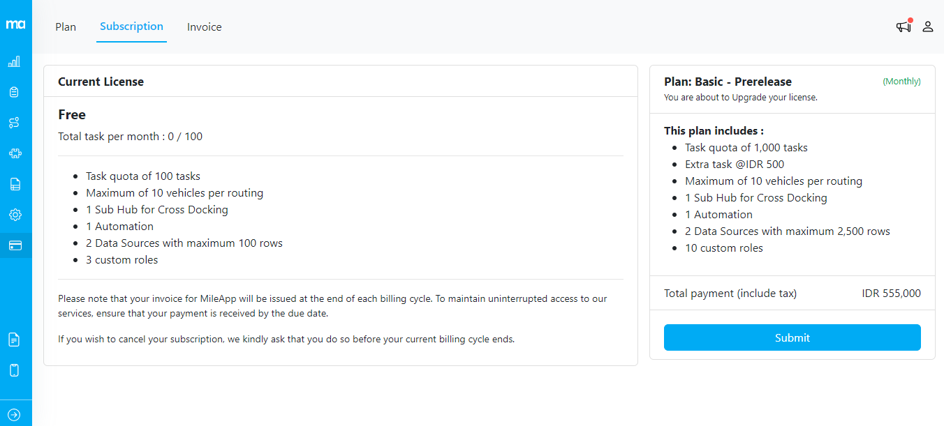 Subscription Confirmation