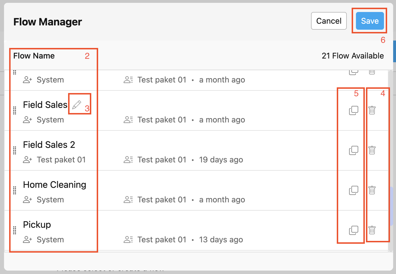 Flow Manager Display